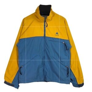 Burton Vintage 90’s Winter Surfwear Two-toned Color block Snowboard Jacket L